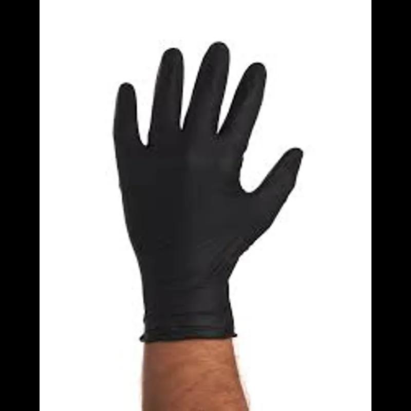 Examination Gloves Large (LG) Black 6MIL Nitrile Powder-Free 100 Count/Pack 10 Packs/Case 1000 Count/Case