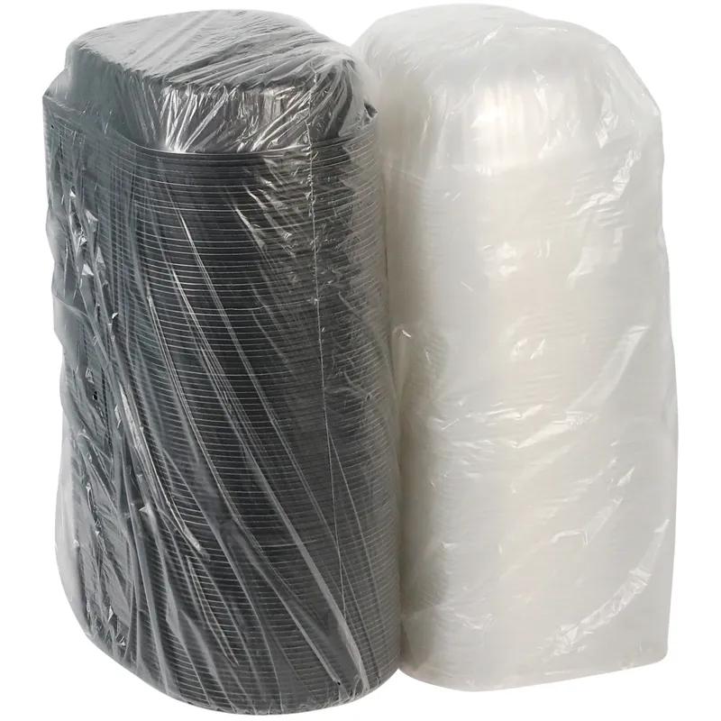 Roasted Chicken Roaster Container & Lid Combo 41.6 OZ 10X7.5X4 IN MFPP PP Black Clear 95/Case