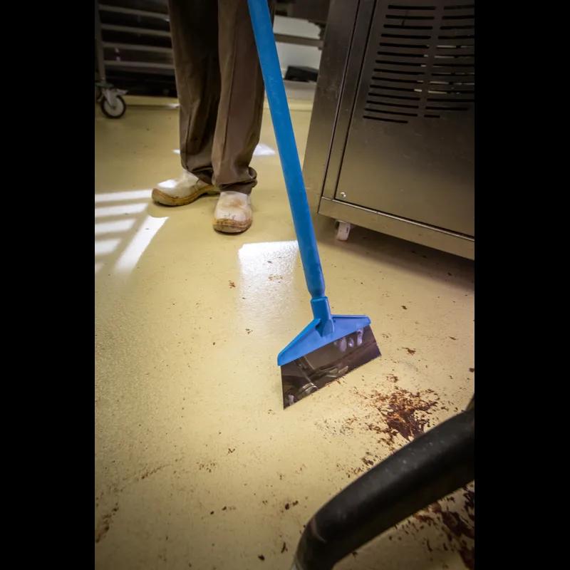 Vikan® Table Floor Scraper 10.2 IN Stainless Steel Polypropylene (PP) Blue 1/Each