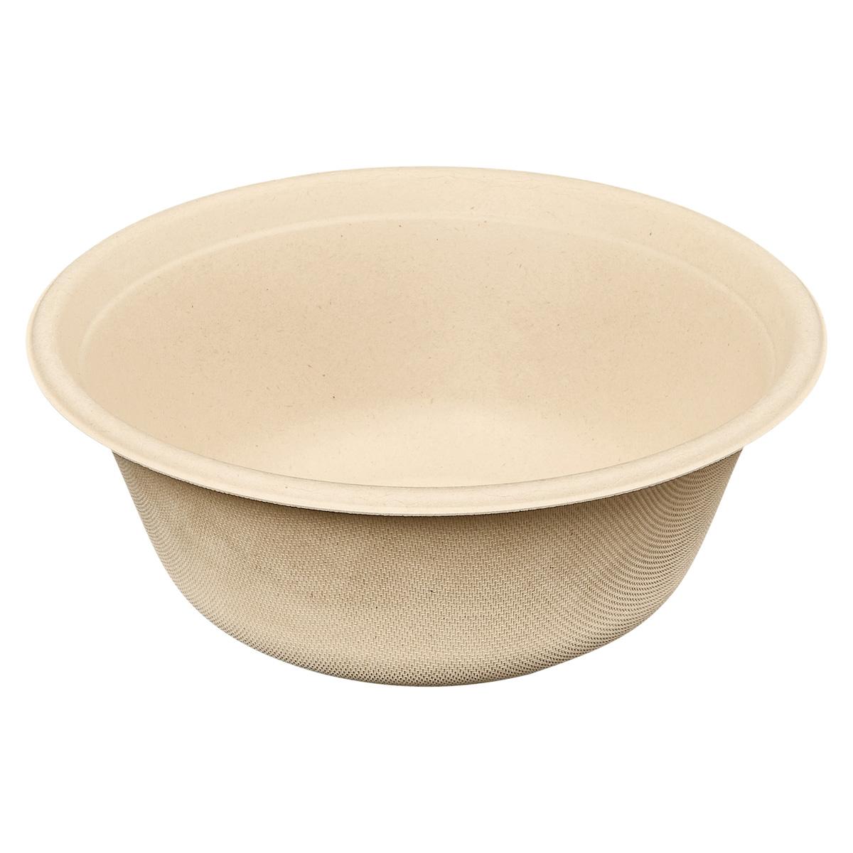 Victoria Bay Bowl 48 OZ Pulp Fiber Natural Round 300/Case