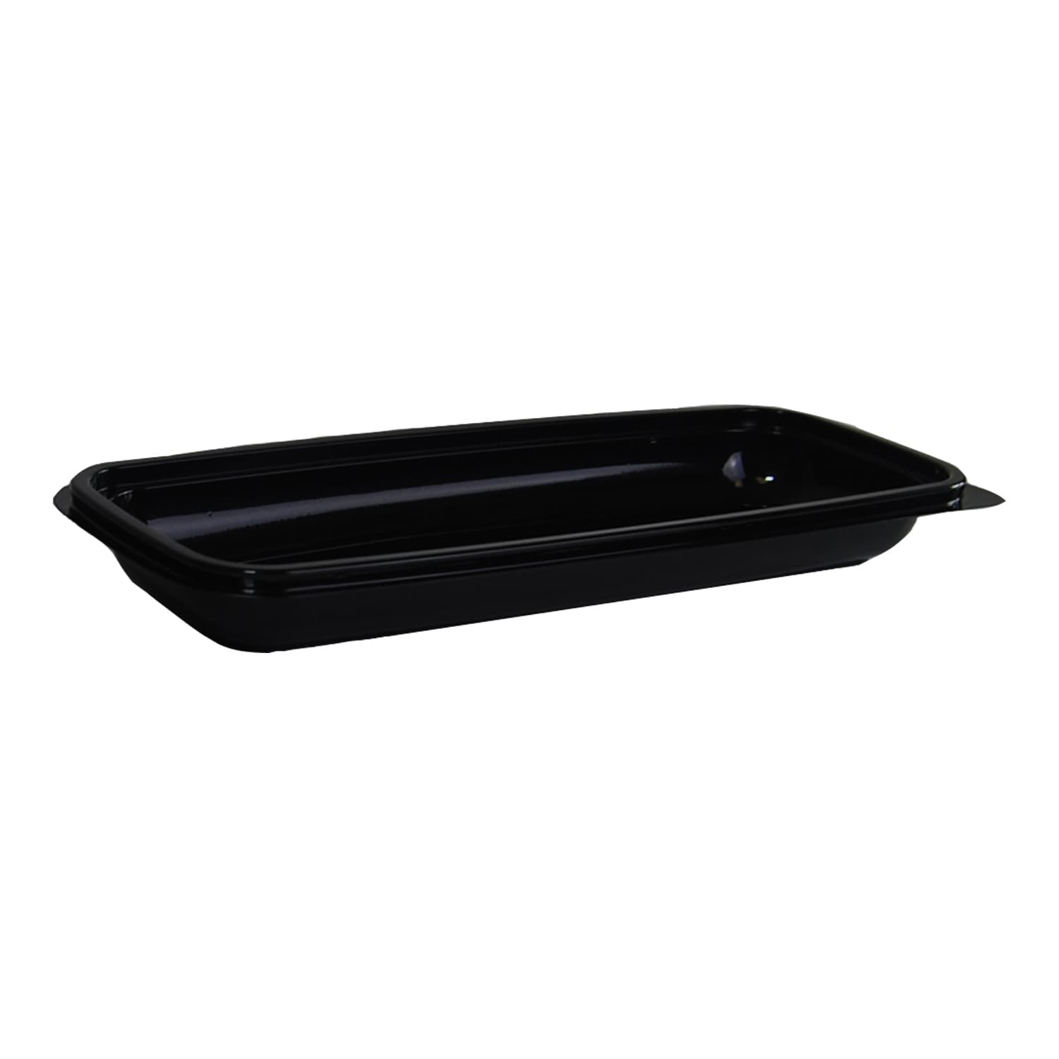 Hoagie & Sub Take-Out Container Base 11.18X4.5 IN PET Black Rectangle 300/Case