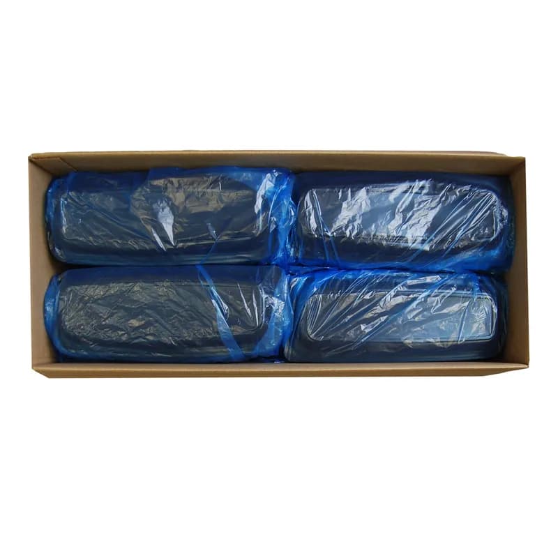 Hoagie & Sub Take-Out Container Base 11.18X4.5 IN PET Black Rectangle 300/Case