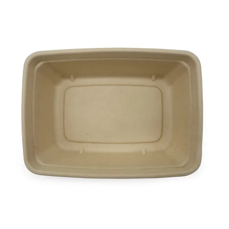 Victoria Bay Take-Out Container Base 6X9 IN Pulp Fiber Natural Rectangle 300/Case
