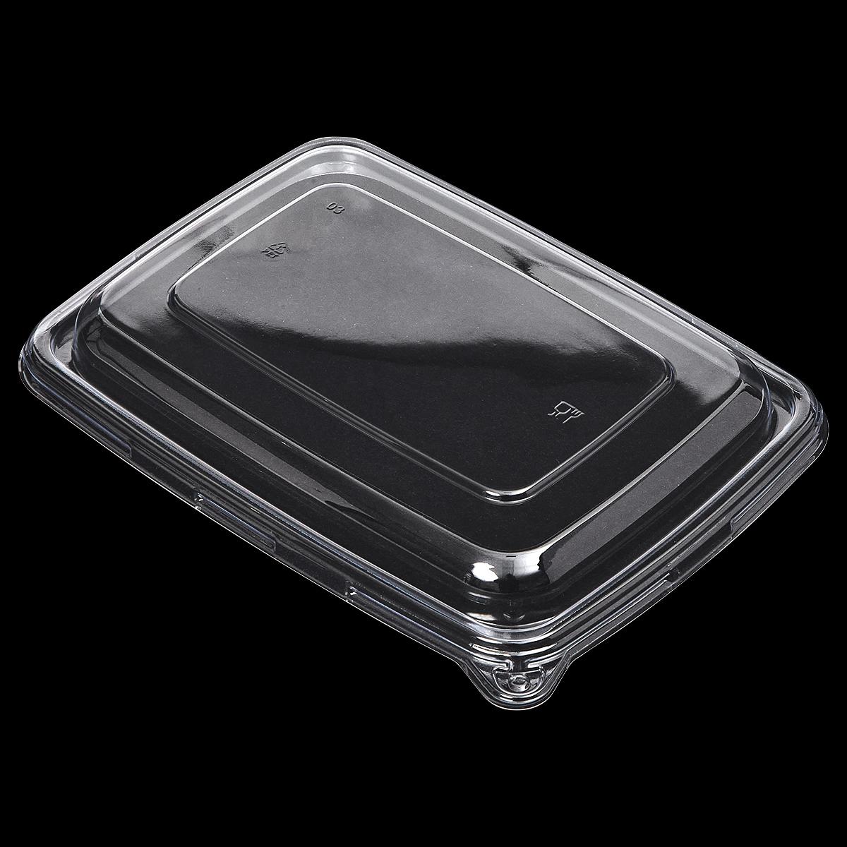 Victoria Bay Lid Flat 6X9 IN PET Clear Rectangle For Fiber Container 100 Count/Pack 3 Packs/Case 300 Count/Case