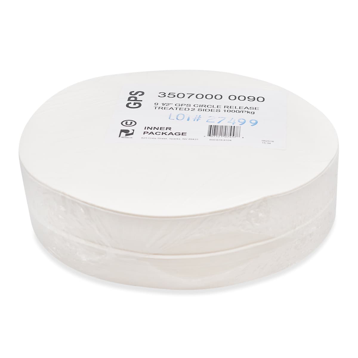 Pan Liner 9.5 IN Parchment Circle 35LB Siliconized 5000/Case