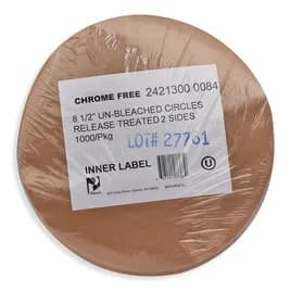 Pan Liner 8.5 IN Circle Unbleached 10000/Case