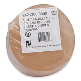Pan Liner 5.625 IN Circle Unbleached 6000/Case
