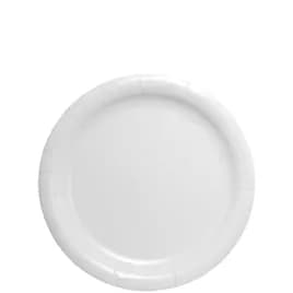 Solo® Plate 9X0.642 IN Coated Paper White Round Heavy Duty Freezer Safe 125 Count/Pack 4 Packs/Case 500 Count/Case