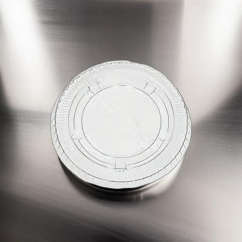 Lid Flat PET Clear Round For 1.5-2 OZ Souffle & Portion Cup 2500/Case