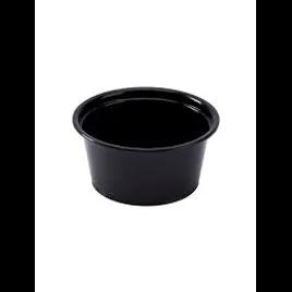 Souffle & Portion Cup 2 OZ PP Black 2500/Case