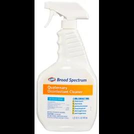Clorox® One-Step Disinfectant Deodorizer 32 FLOZ Multi Surface RTU Quat Antibacterial 9/Case