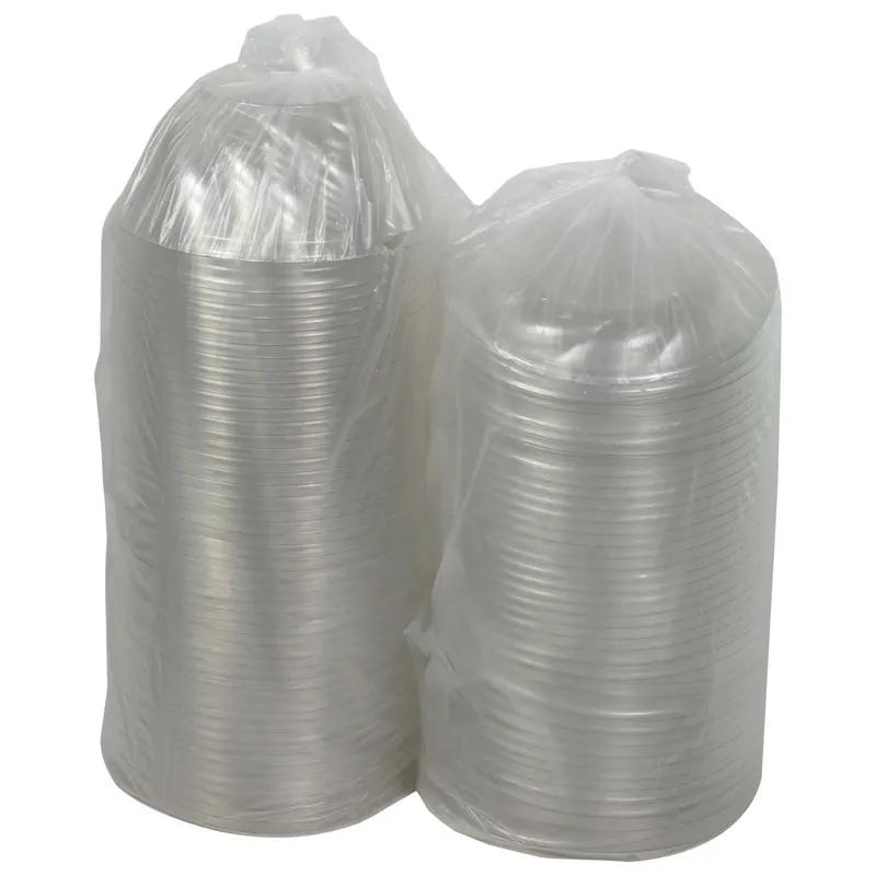 Bowl & Lid Combo With Dome Lid 24 OZ RPET Clear Swirl Design 300/Case