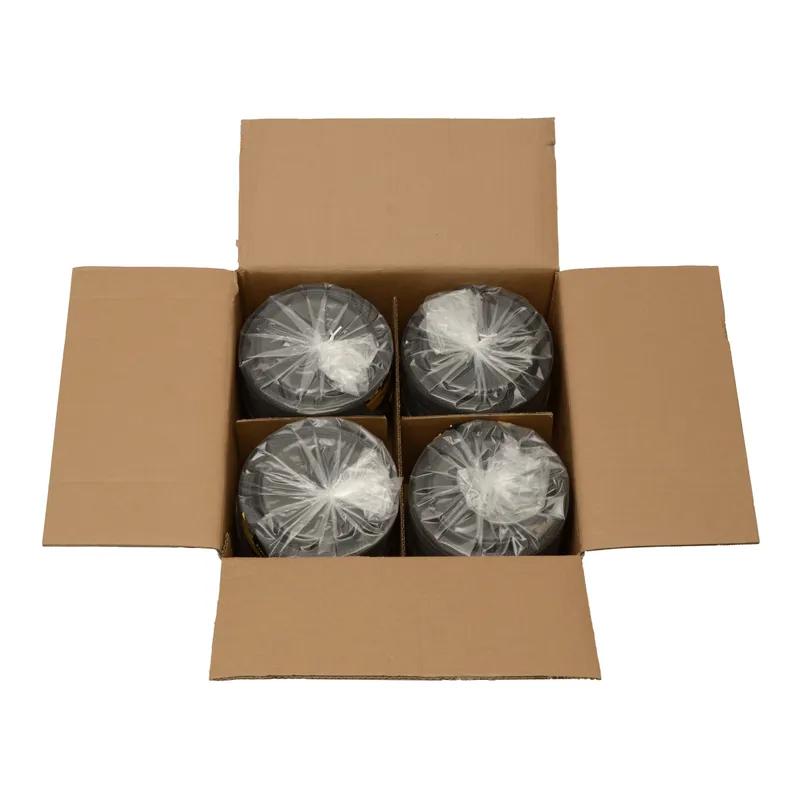 Plate 7 IN PP Black Round 800/Case