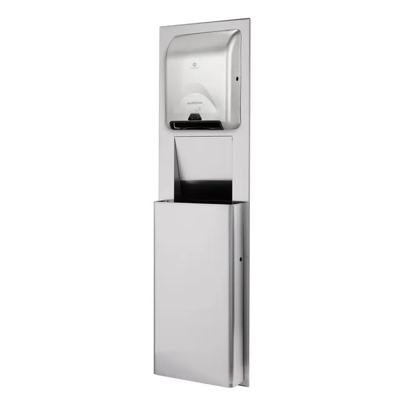enMotion® Pacific Blue Ultra™ Trash Receptacle 7.88X17.20X60.10 IN Silver Stainless Steel 1/Each