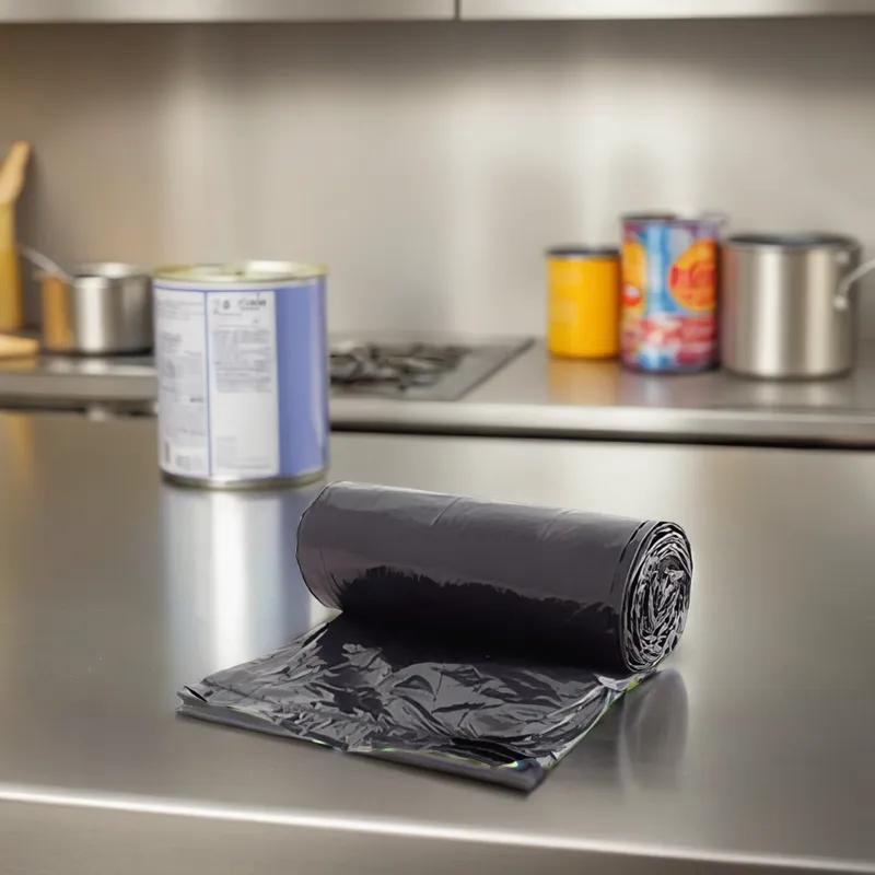 Can Liner 30X45 IN Black 0.9MIL Slim Jim Coreless 20 Count/Roll 10 Rolls/Case 200 Count/Case