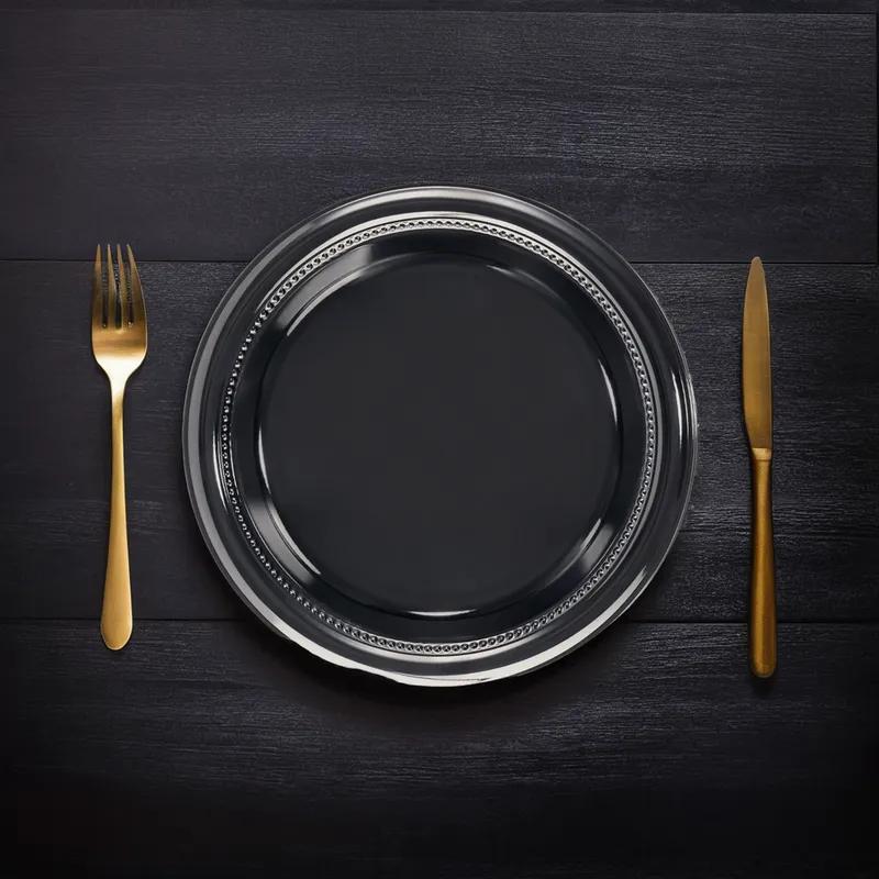 Plate 10.25 IN Black 500/Case