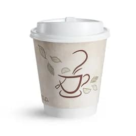 Chinet Comfort® Cup 12 OZ SBS Paperboard Bean Design Insulated 630/Case