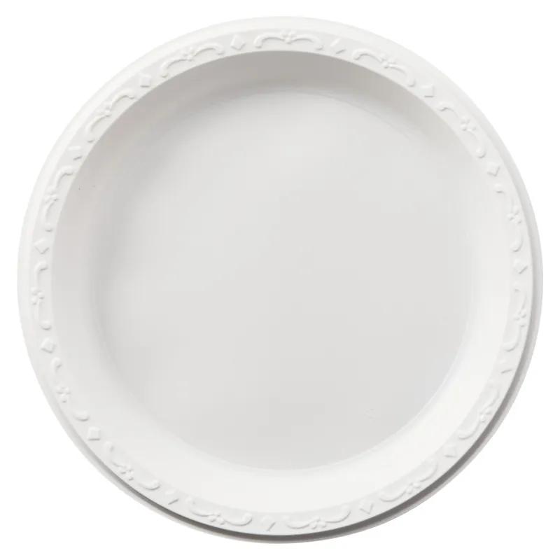 Victoria Bay Plate 9 IN MFPP White Round 400/Case