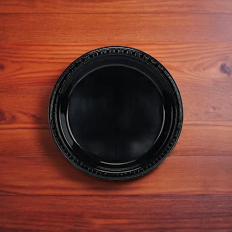 Victoria Bay Plate 7 IN MFPP Black Round 1000/Case