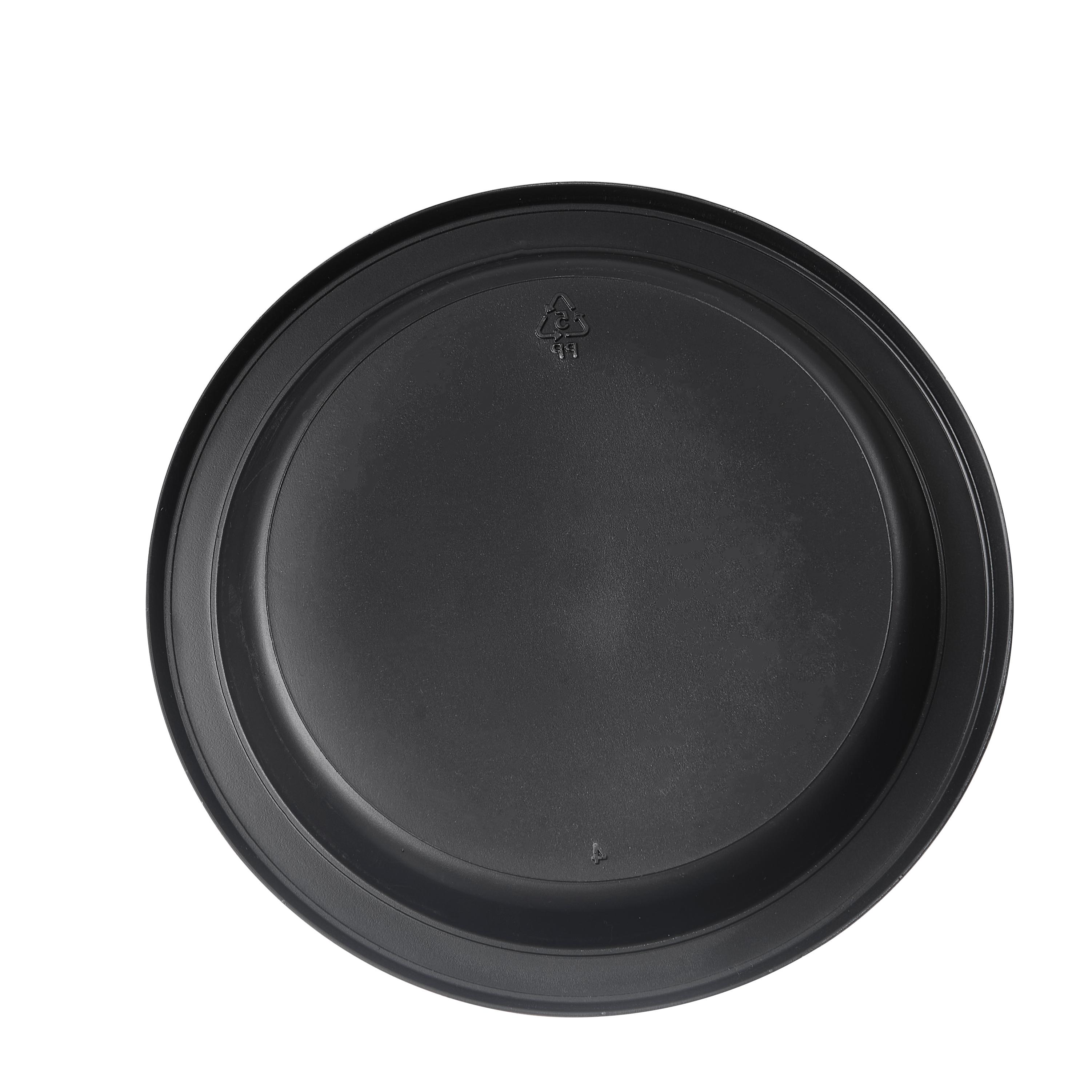 Victoria Bay Plate 9 IN MFPP Black Round 400/Case