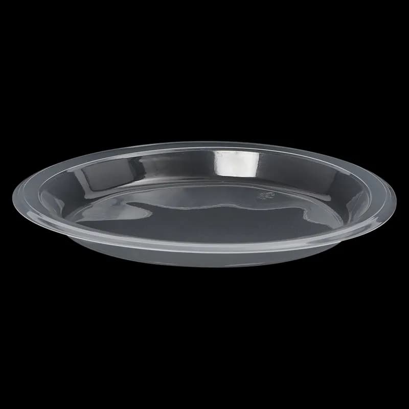Victoria Bay Plate 9 IN Plastic Clear Round Heavyweight 125 Count/Pack 4 Packs/Case 500 Count/Case