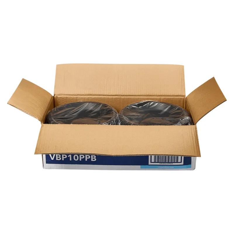 Victoria Bay Plate 10.25 IN Plastic Black Round 400/Case
