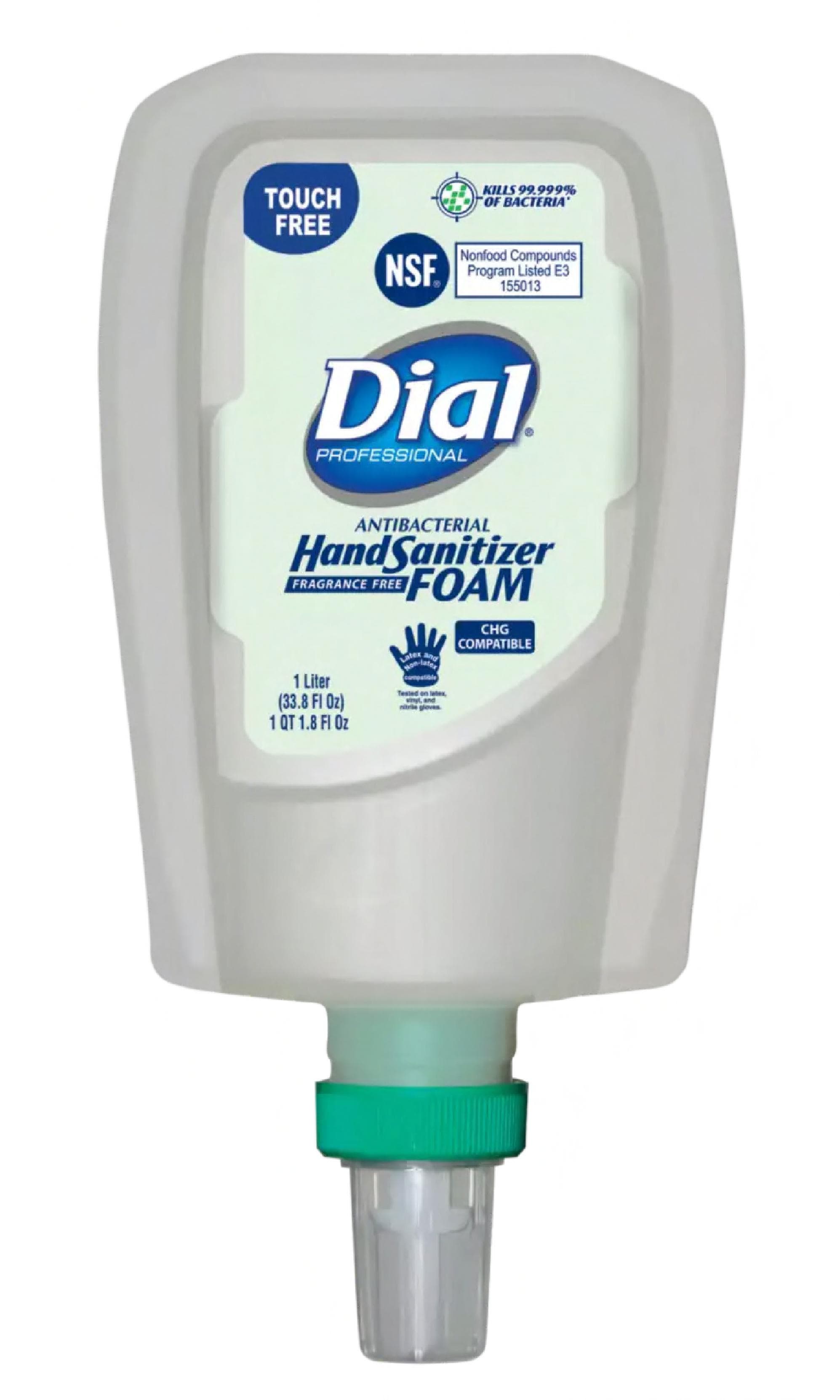 Dial Hand Sanitizer 1 L Antibacterial For FIT® Universal Touch-Free Sanitizer Dispenser 3/Case