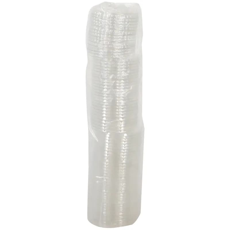 Lid Flat RPET Clear For 12 OZ Cold Cup With Hole 1125/Case