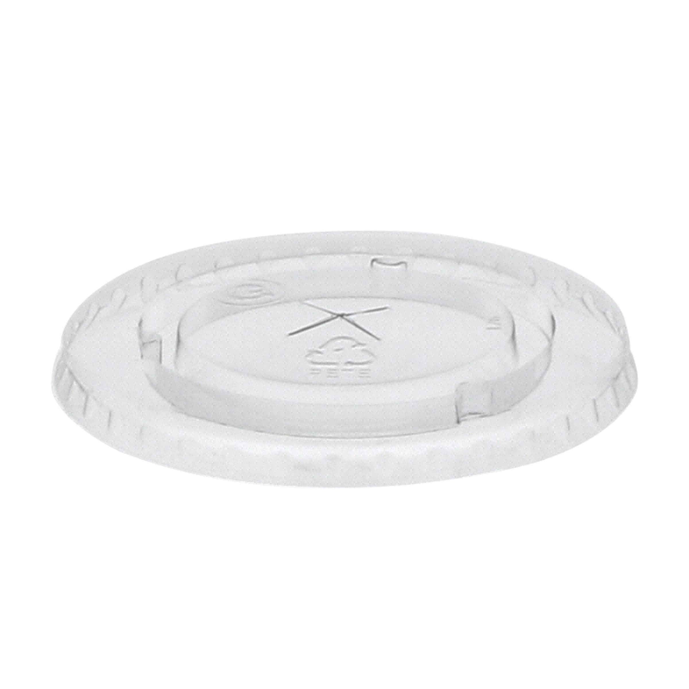 Lid Flat PET Clear For 16 OZ Cold Cup With Hole 1680/Case