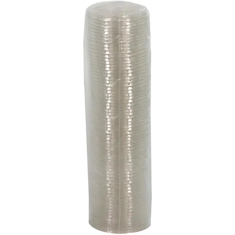 Lid Flat PET Clear For 16 OZ Cold Cup With Hole 1680/Case