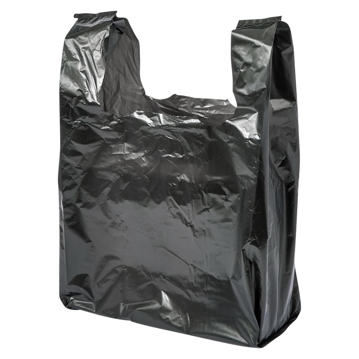 Victoria Bay Bag 1/8 Plastic Black T-Sack 460/Case