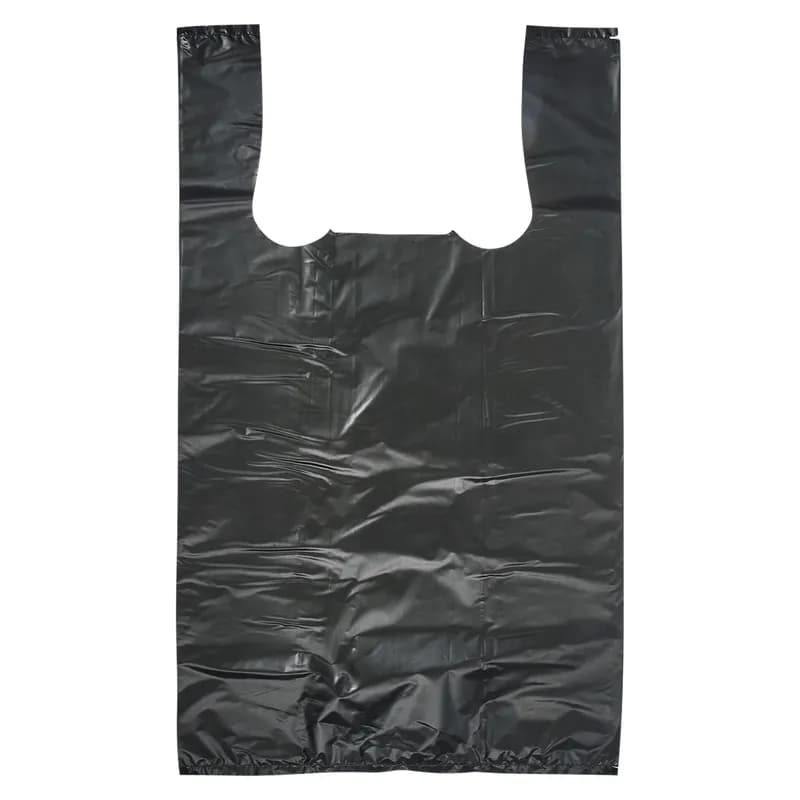 Victoria Bay Bag 1/8 Plastic Black T-Sack 460/Case