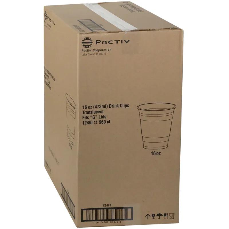 Cold Cup 16 OZ HIPS Translucent 960/Case
