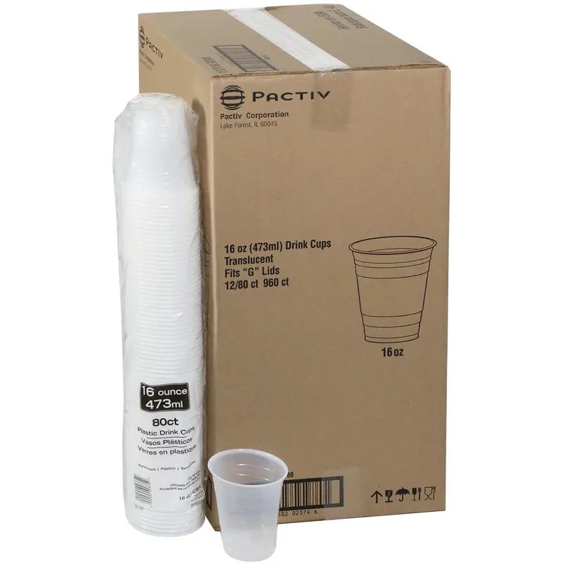 Cold Cup 16 OZ HIPS Translucent 960/Case