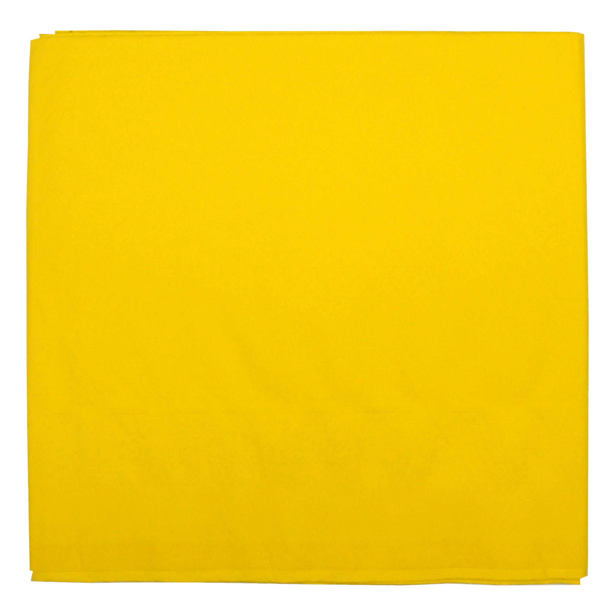 Table Cover 54X108 IN Tissue Paper Yellow 25/Case