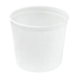 Take-Out Container Base 83 OZ PET Natural Round 200/Case