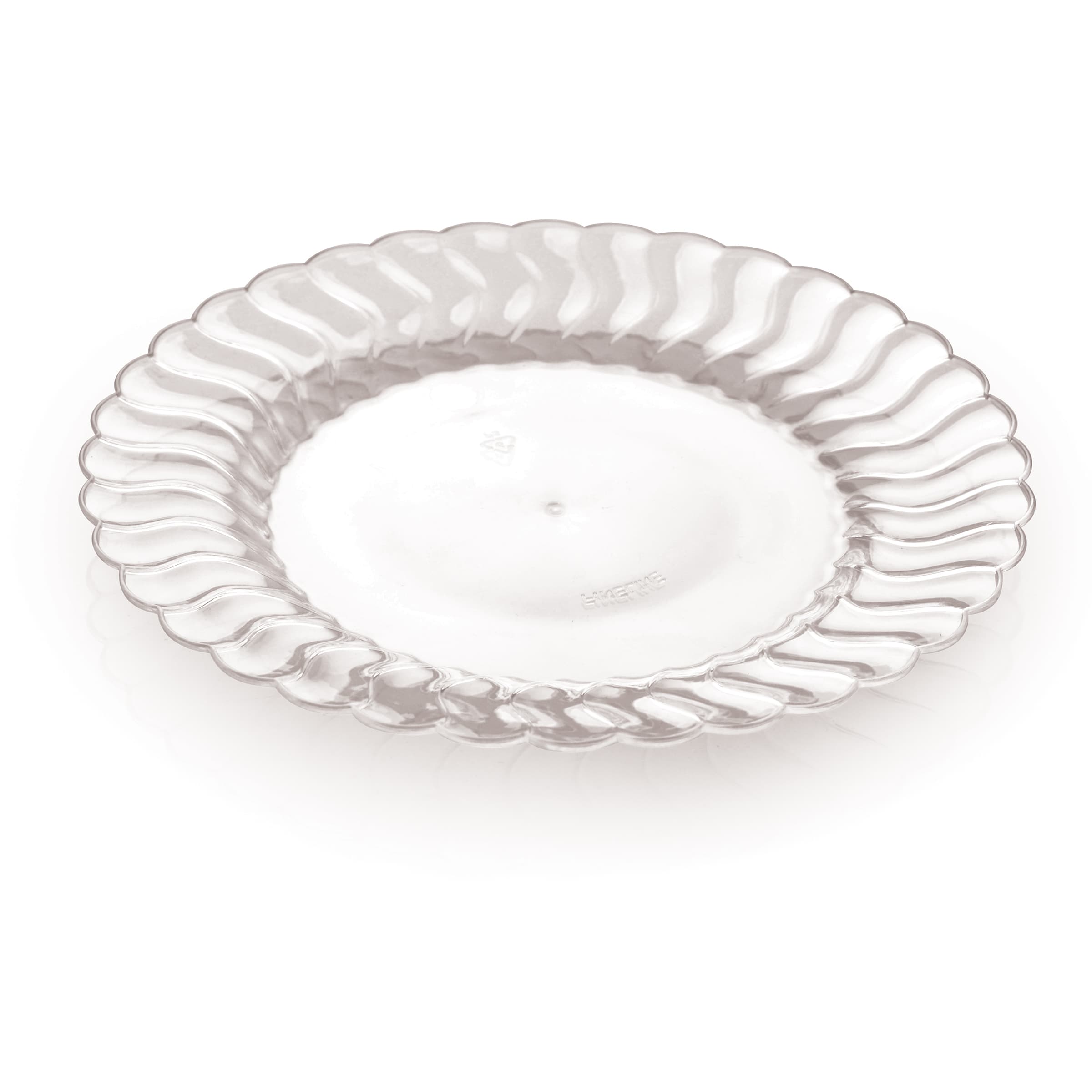 Plate 10.25 IN Clear Round 144/Case