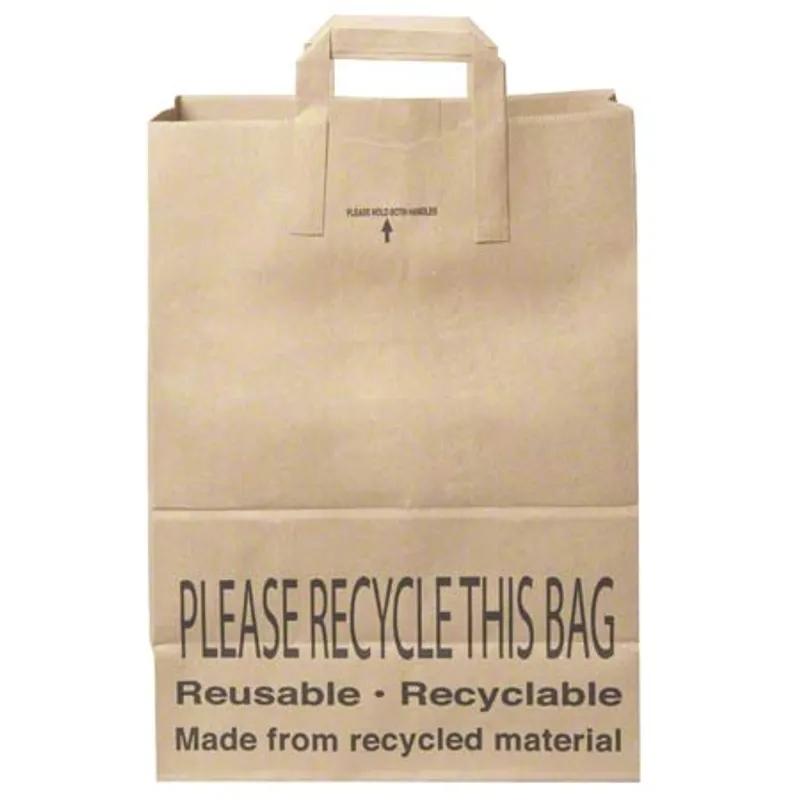 Duro® Dubl Life® Bag 1/6 BBL 12X7X17 IN Paper 70# Plain With Handle 300 Count/Bundle