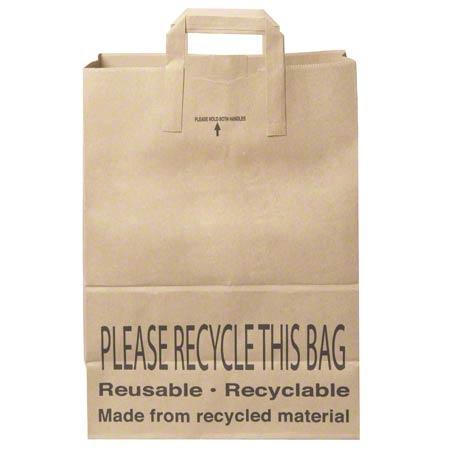 Duro® Dubl Life® Bag 1/6 BBL 12X7X17 IN Paper 70# Plain With Handle 300 Count/Bundle