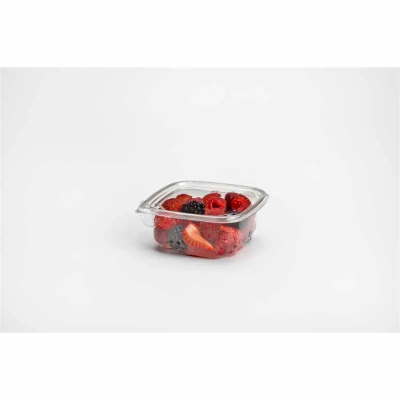 Deli Container Base 12 OZ PET Clear Square 1000/Case