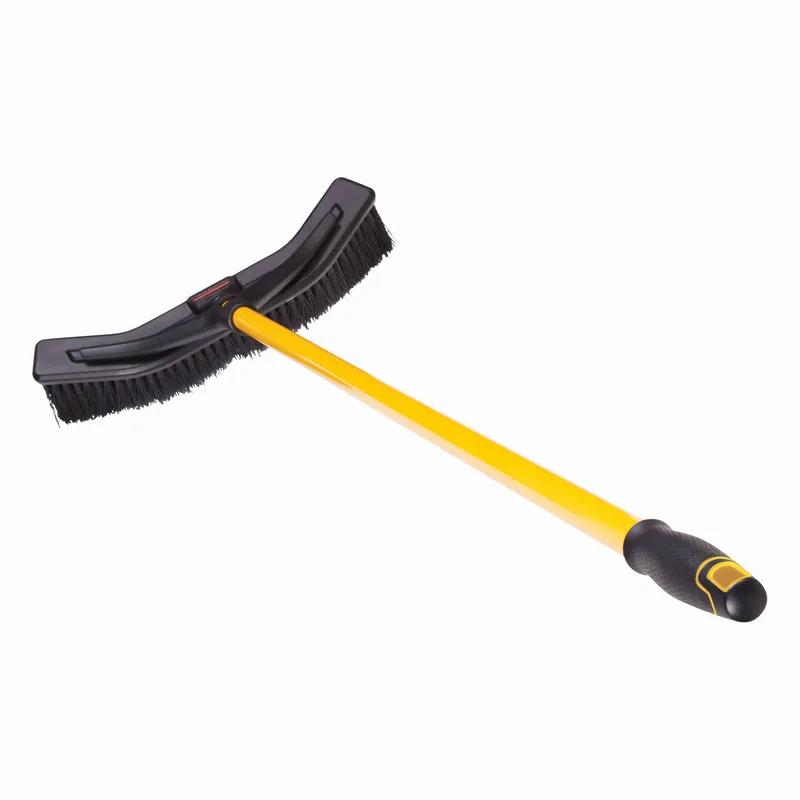 Maximizer™ Push Broom 58X18 IN Black Yellow PP With Supporting Yoke 1/Each