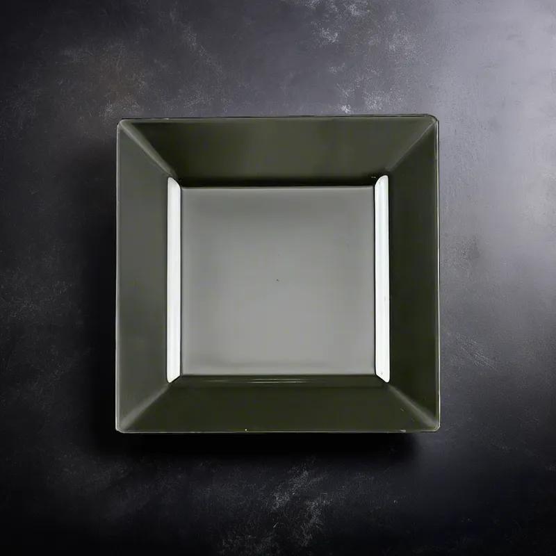 Salad Plate 8 IN Black Square 120/Case