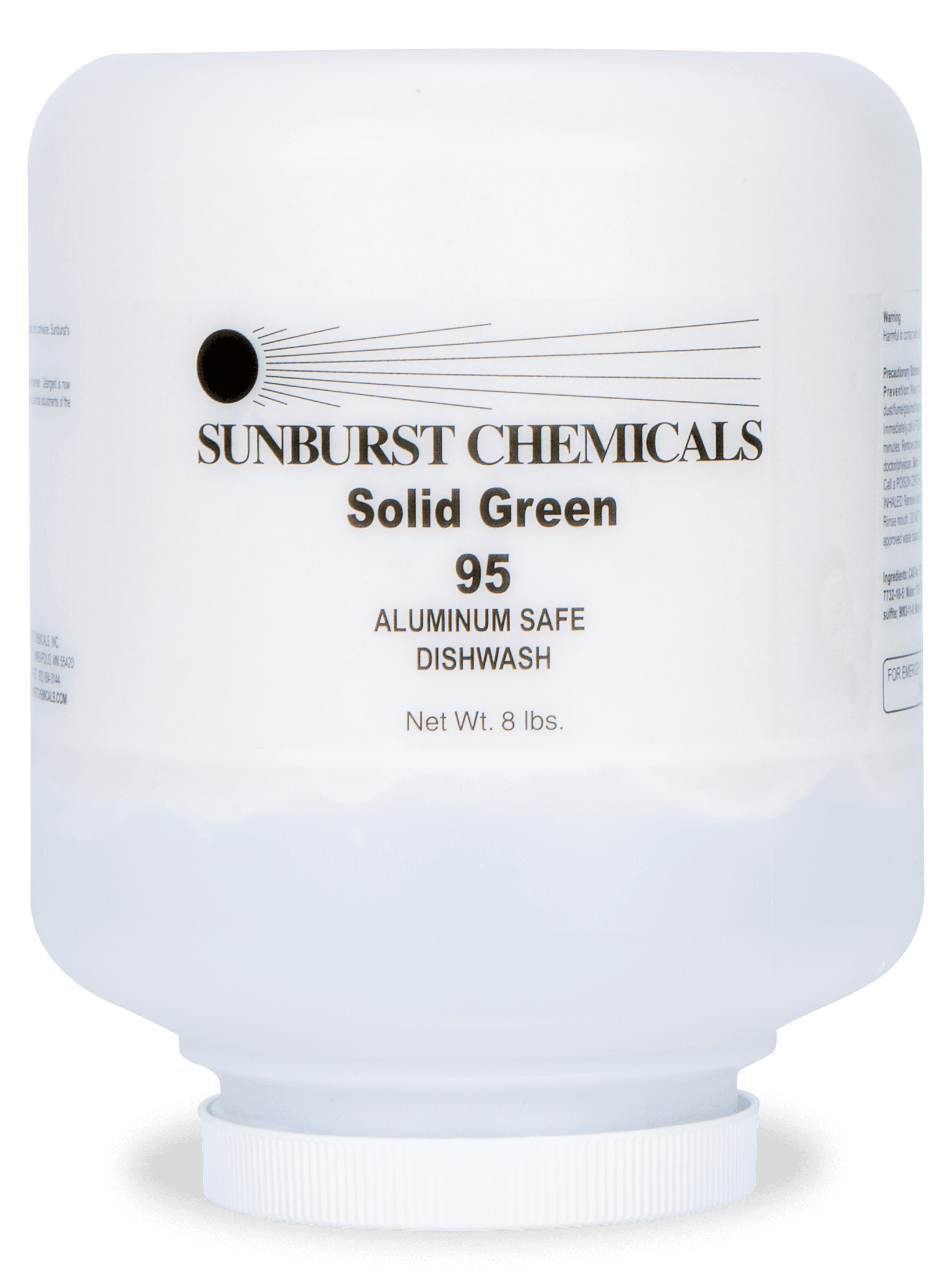 Dish Detergent 8 LB Aluminum Safe 4/Case