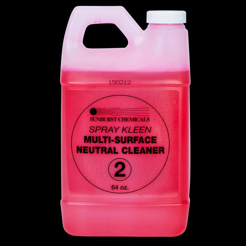 Spray Kleen Neutral Cleaner 64 OZ Multi-Surface 2/Case