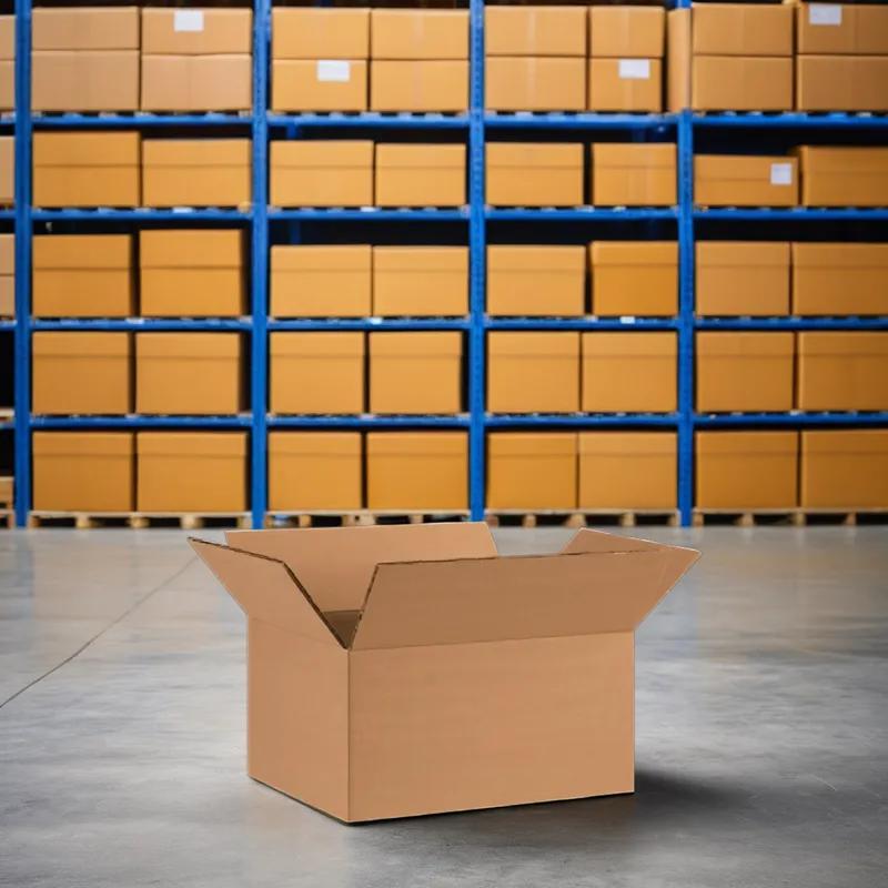 Box 12X9X5.5 IN Kraft Corrugated Cardboard Heavy Duty 275# Corrugated 1/Each