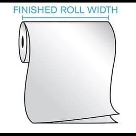 Laddawn® Wipe 36IN X300FT Paper White C-Fold Sheet Green Print 1/Roll