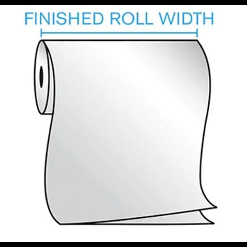 Laddawn® Wipe 36IN X300FT Paper White C-Fold Sheet Green Print 1/Roll