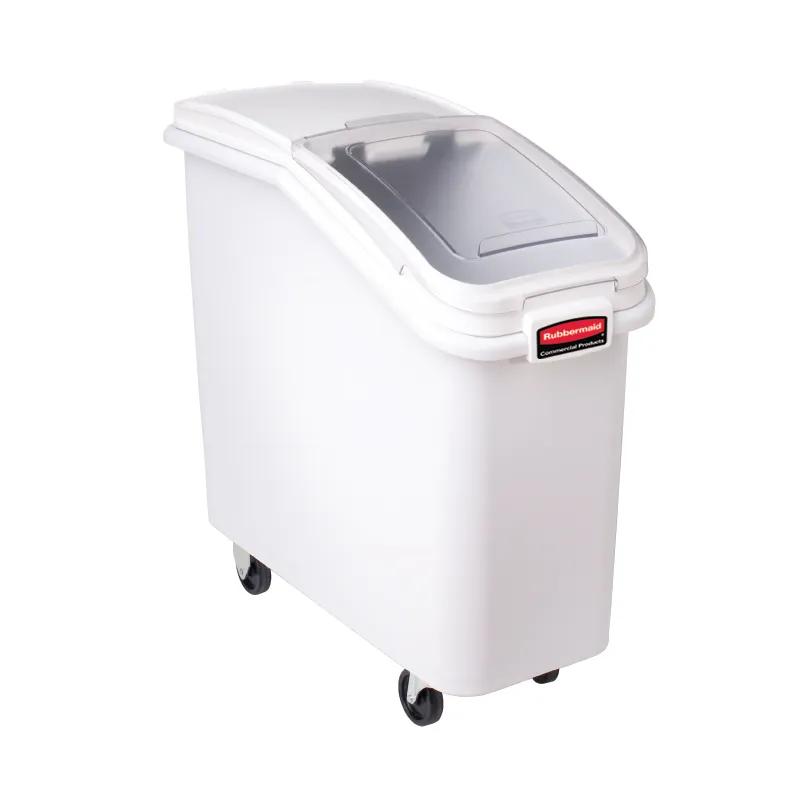ProSave® Ingredient Bin 29.25X13.13X28.00 IN 400 Cup White Rectangle PP PC With 32 OZ Scoop 1/Each