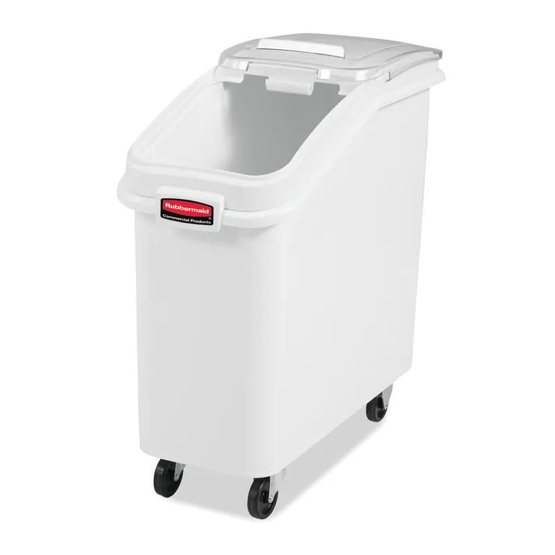 ProSave® Ingredient Bin 29.25X13.13X28.00 IN 400 Cup White Rectangle PP PC With 32 OZ Scoop 1/Each