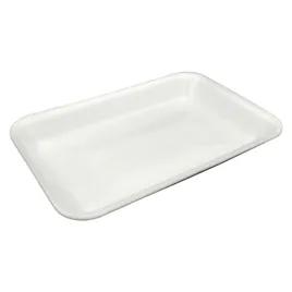 16S Meat Tray 1 Compartment Polystyrene Foam White 250/Case